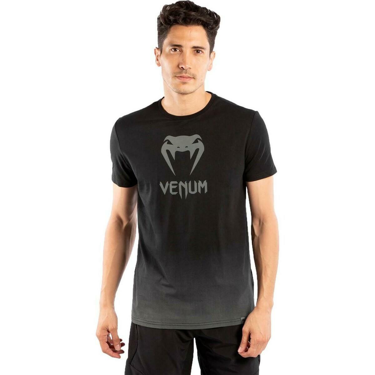 Venum Classic T-Shirt Black/Grey Small at Bytomic Trade and Wholesale