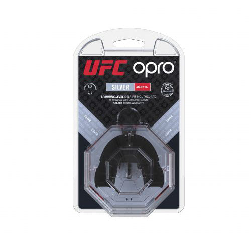 Red-Black Opro UFC Silver Mouth Guard at Bytomic Trade and Wholesale