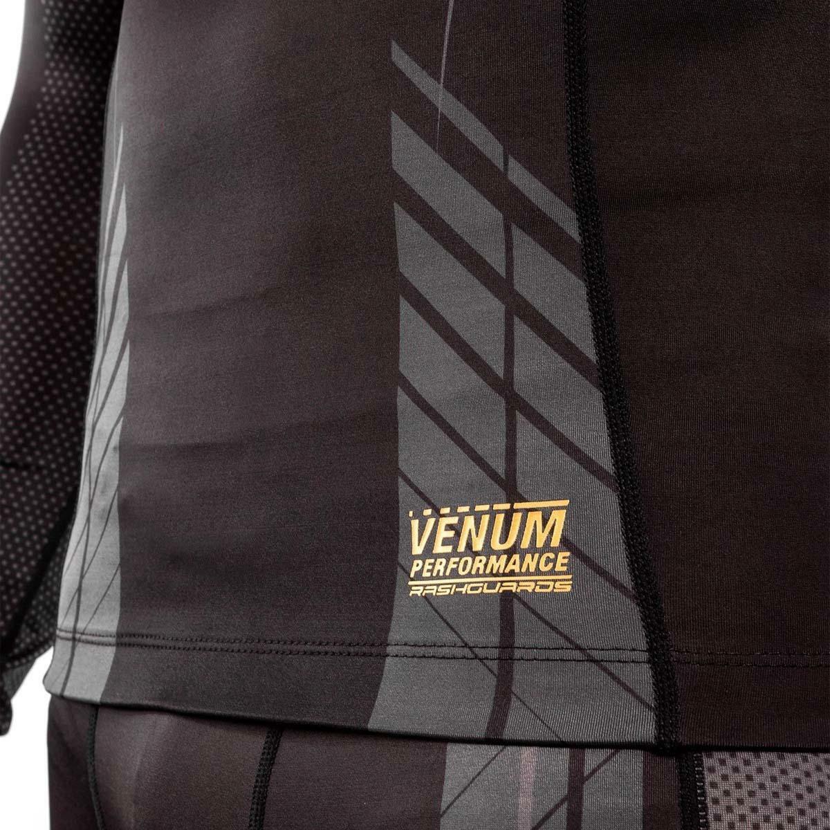 Black-Gold Venum Athletics Long Sleeve Rash Guard    at Bytomic Trade and Wholesale