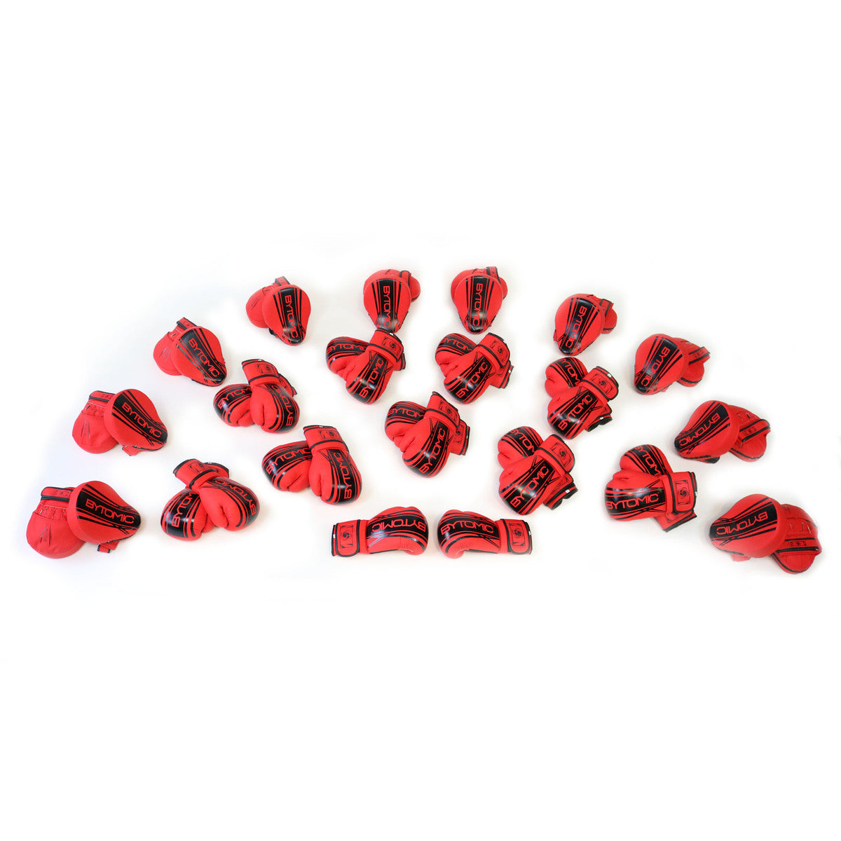 Red/Black Bytomic Axis V2 Focus Mitt and Boxing Glove Pack at Bytomic Trade and Wholesale