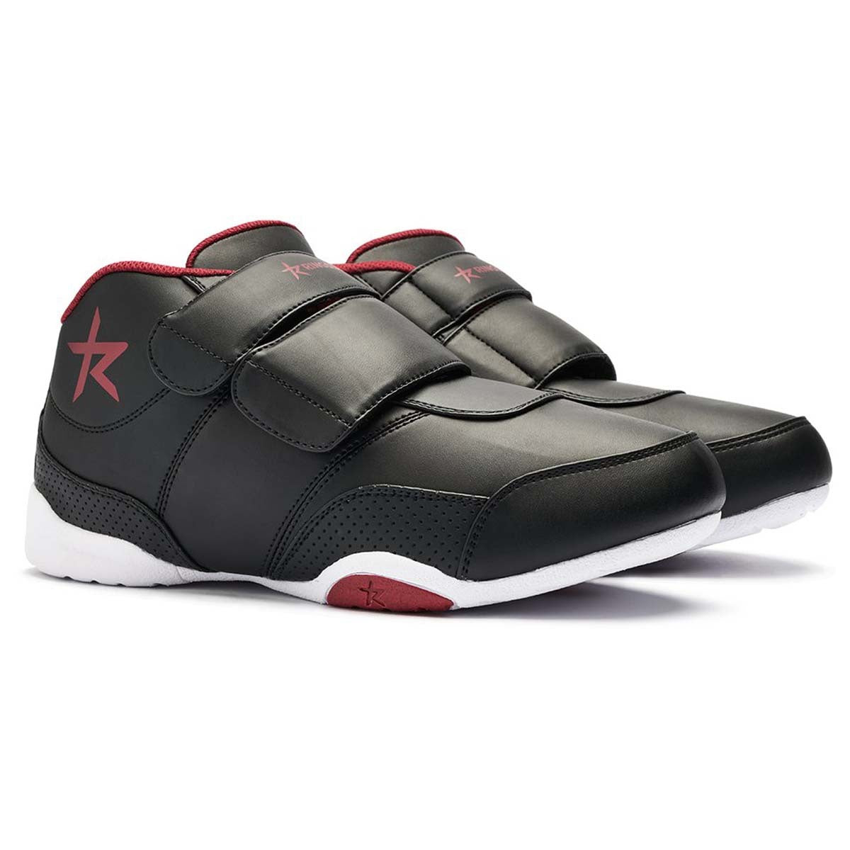 Black-Red Ringstar Fight Pro V2 Sparring Shoe at Bytomic Trade and Wholesale