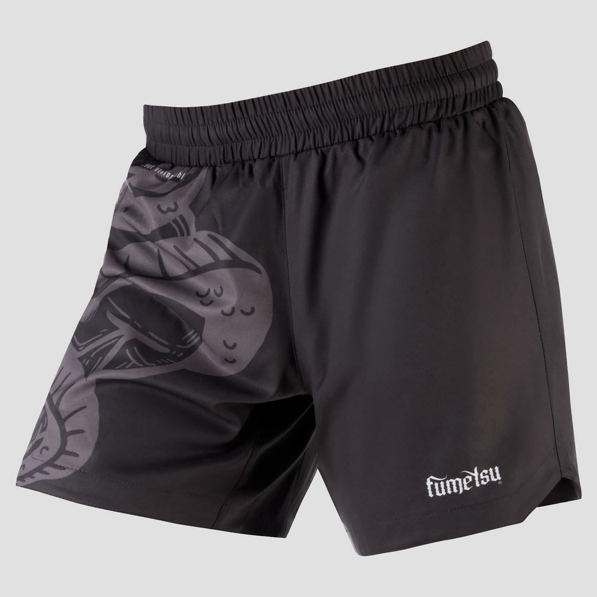 Black Fumetsu Snake Eyes V-Lite Fight Shorts at Bytomic Trade and Wholesale