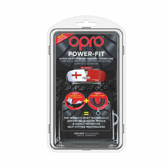 Opro Power Fit Countries Mouth Guard England at Bytomic Trade and Wholesale