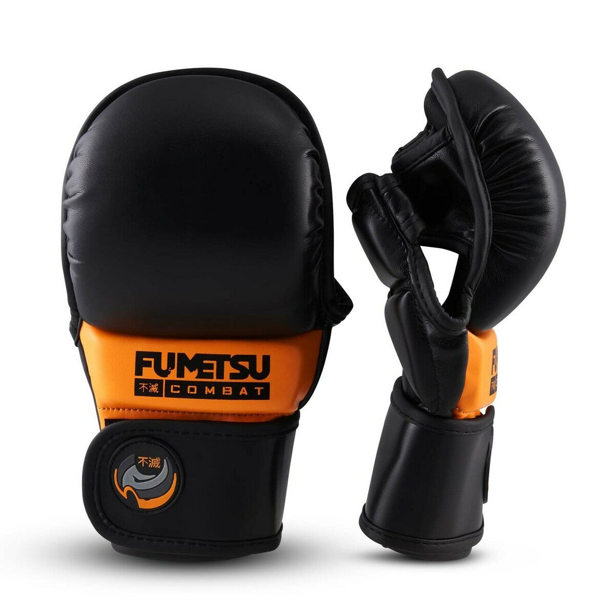 Fumetsu Ghost MMA Sparring Glove Black/Orange S/M  at Bytomic Trade and Wholesale