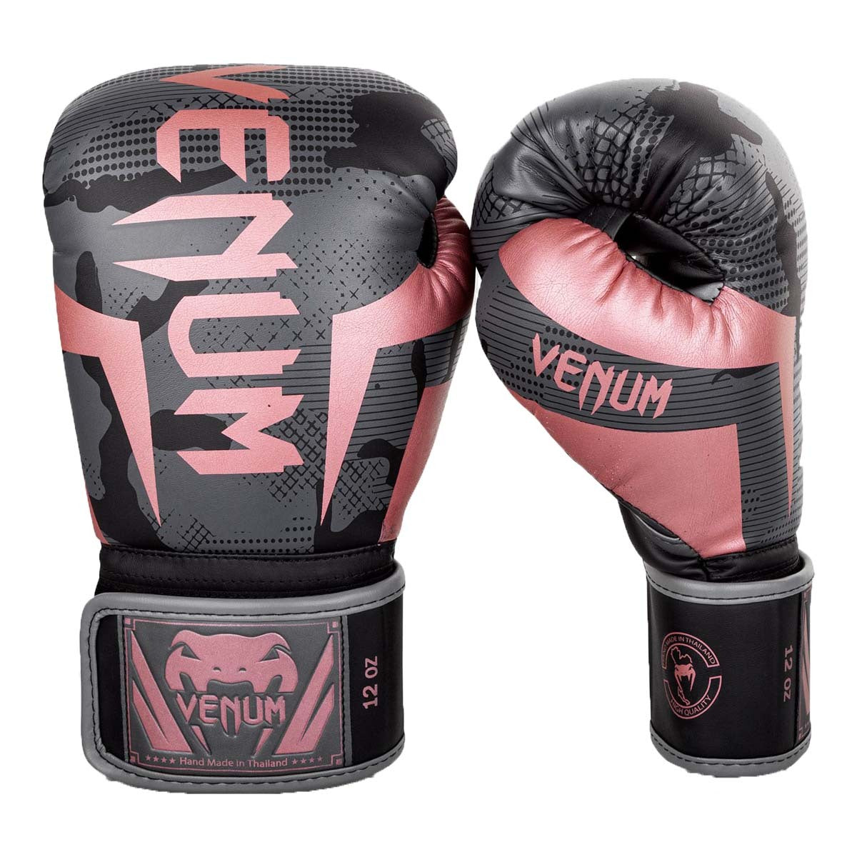 Black/Pink Venum Elite Boxing Gloves at Bytomic Trade and Wholesale