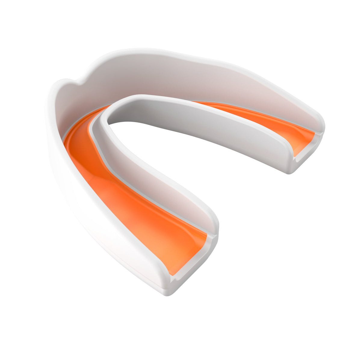 White-Orange Shock Doctor Multi Sport Mouthguard Adult at Bytomic Trade and Wholesale