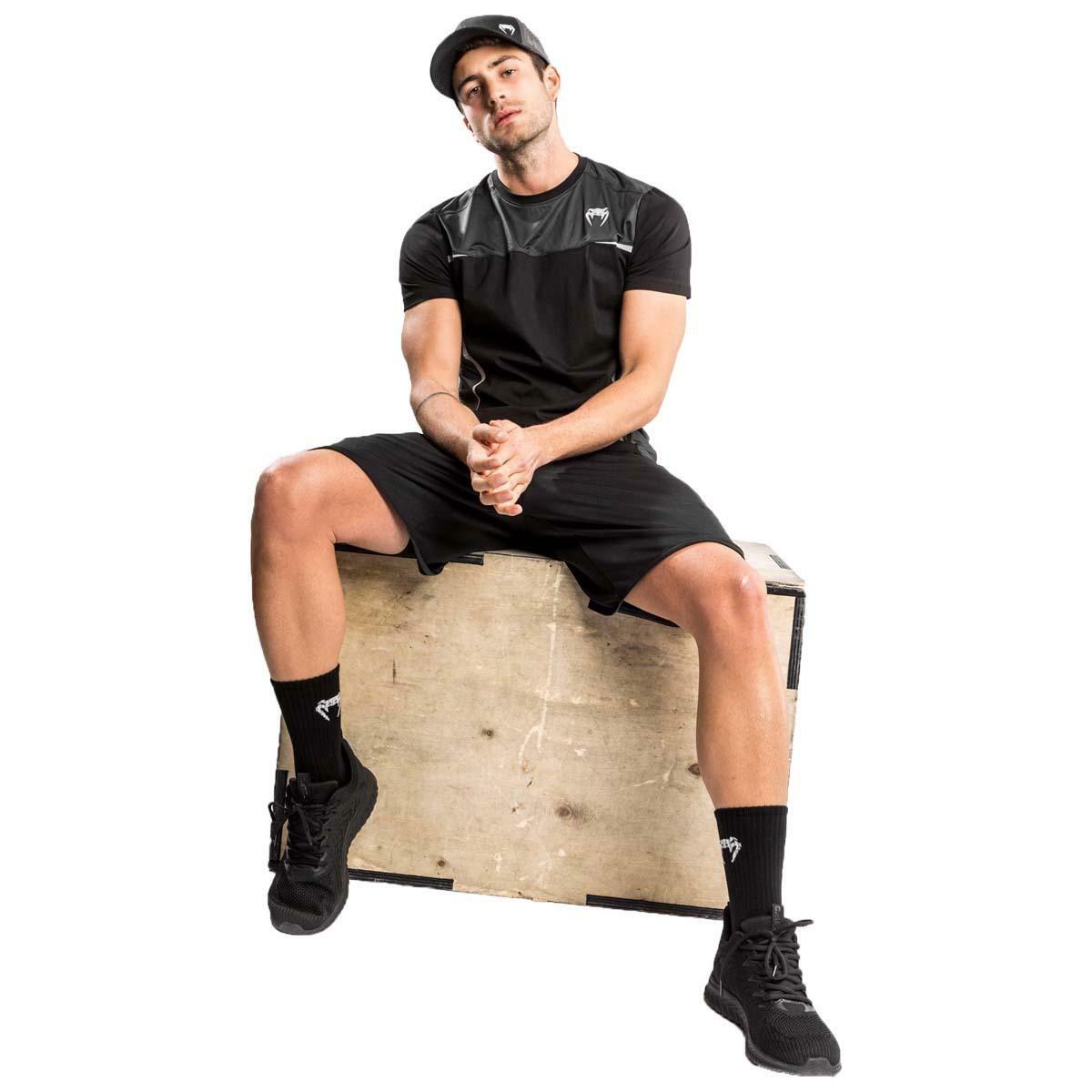 Venum Tempest 2.0 T-Shirt Black/Grey Small at Bytomic Trade and Wholesale