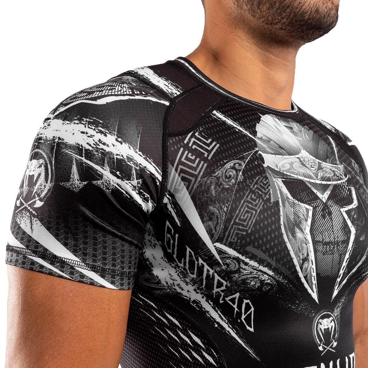 Venum GLDTR 4.0 Short Sleeve Rash Guard at Bytomic Trade and Wholesale