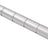 TOP TEN Kubotan with a sturdy steel tip Silver at Bytomic Trade and Wholesale