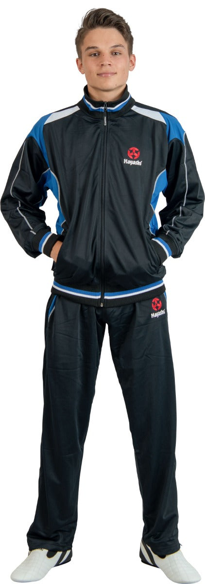 Hayashi Tracksuit = blackblue Black - Blue 128 cm 128 at Bytomic Trade and Wholesale