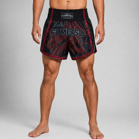 Fumetsu Anaconda Muay Thai Shorts Black/Red
