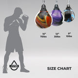 Red Aqua 15" 75lb Energy Punching Bag    at Bytomic Trade and Wholesale