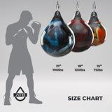 Blue Aqua 18" 120lb Punching Bag    at Bytomic Trade and Wholesale