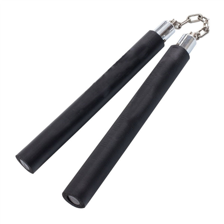 Black Bytomic 12" Foam Ball Bearing Nunchaku    at Bytomic Trade and Wholesale