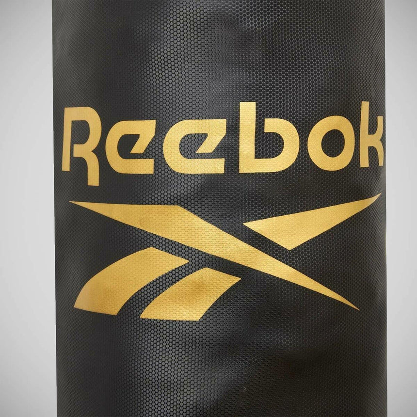 Reebok 4ft Punch Bag and Boxing Gloves Black/Gold    at Bytomic Trade and Wholesale