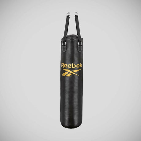 Reebok 4ft Punch Bag and Boxing Gloves Black/Gold    at Bytomic Trade and Wholesale