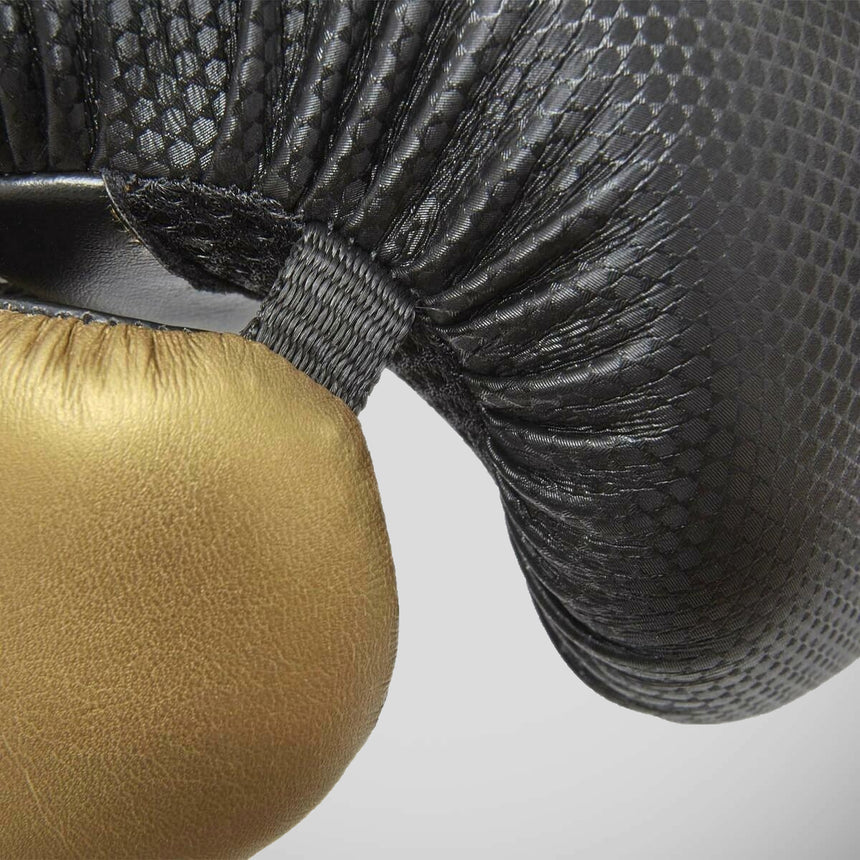 Reebok 4ft Punch Bag and Boxing Gloves Black/Gold    at Bytomic Trade and Wholesale