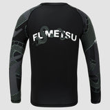 Fumetsu Anaconda Womens Long Sleeve Rash Guard Black/Khaki    at Bytomic Trade and Wholesale