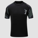 Fumetsu Anaconda Womens Short Sleeve Rash Guard Black/Khaki    at Bytomic Trade and Wholesale