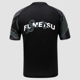 Fumetsu Anaconda Womens Short Sleeve Rash Guard Black/Khaki    at Bytomic Trade and Wholesale