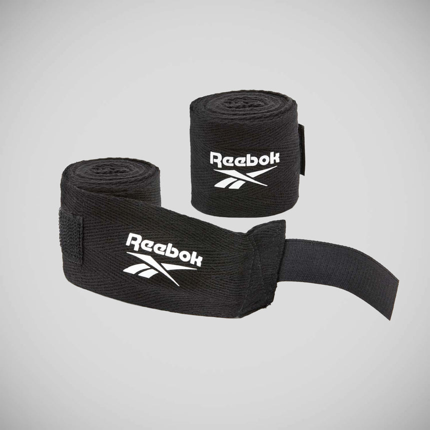 Reebok 2.5m Hand Wraps Black    at Bytomic Trade and Wholesale