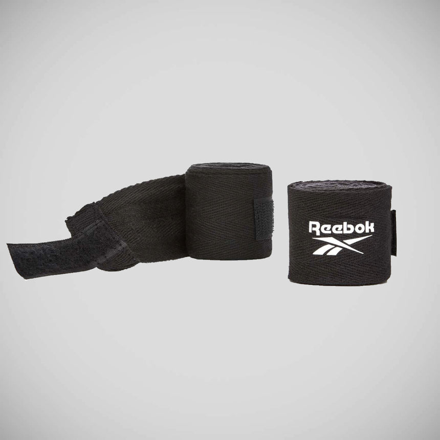 Reebok 2.5m Hand Wraps Black    at Bytomic Trade and Wholesale