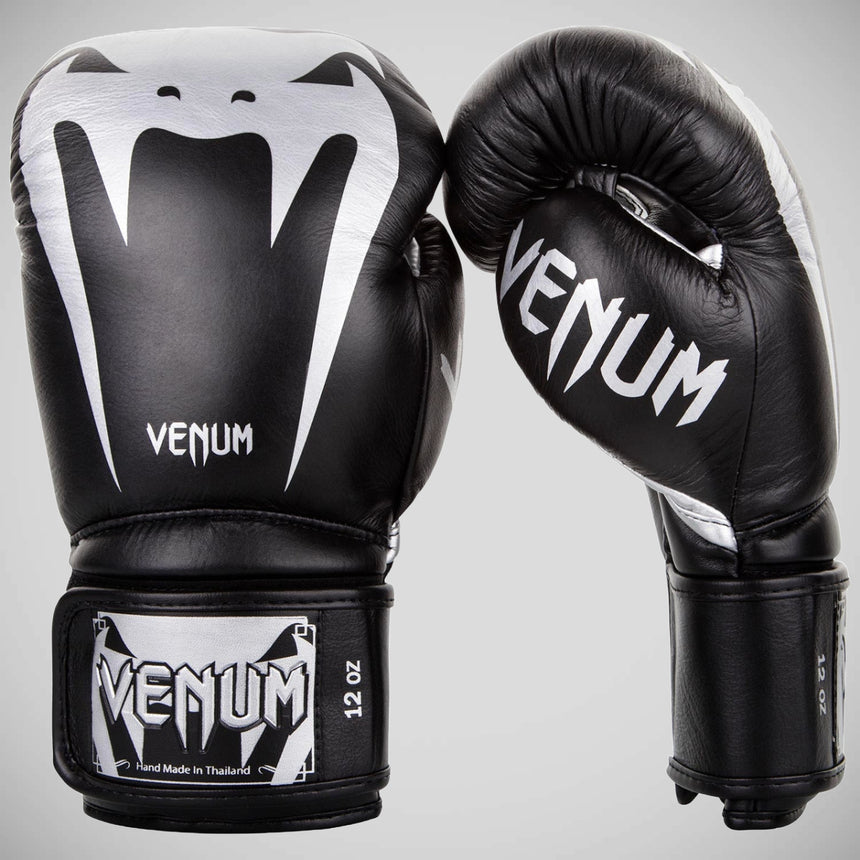 Venum Giant 3.0 Boxing Gloves Black/Silver    at Bytomic Trade and Wholesale