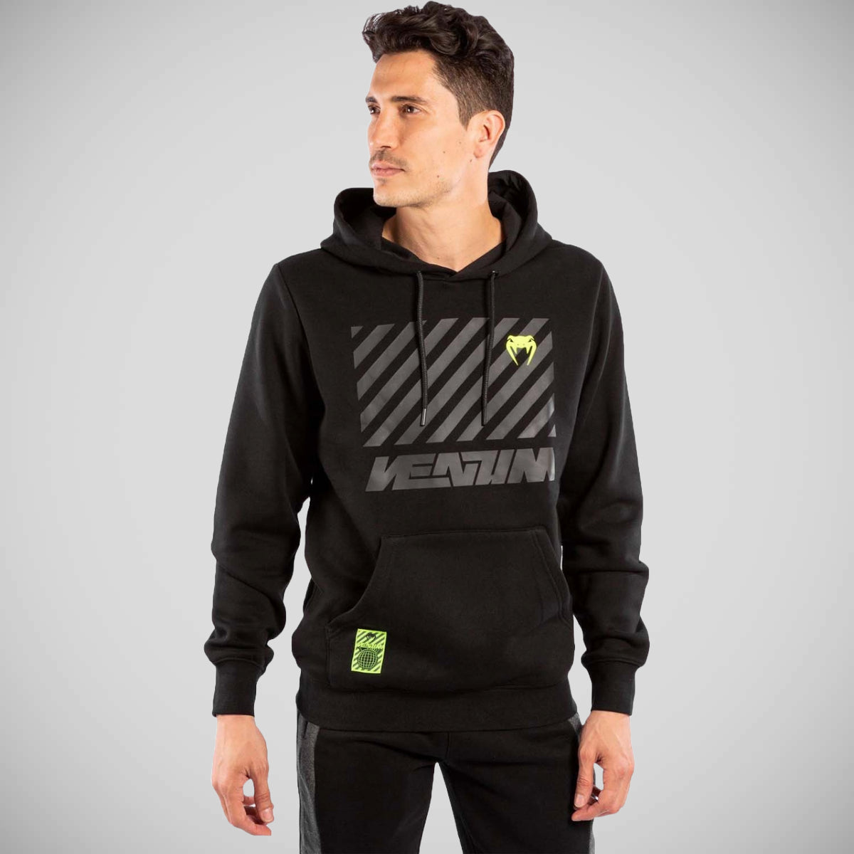 Venum Stripes Hoodie Black    at Bytomic Trade and Wholesale