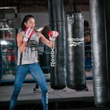 Reebok 4ft PU Punch Bag Black/White    at Bytomic Trade and Wholesale