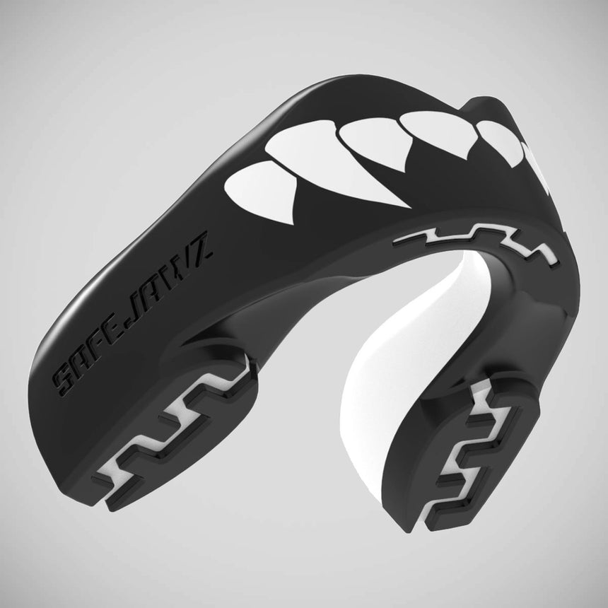 SafeJawz Extro Fangz Mouth Guard Black/White    at Bytomic Trade and Wholesale