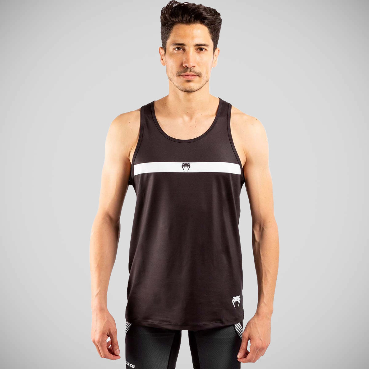 Venum No Gi 3.0 Dry Tech Tank Top Black/White    at Bytomic Trade and Wholesale