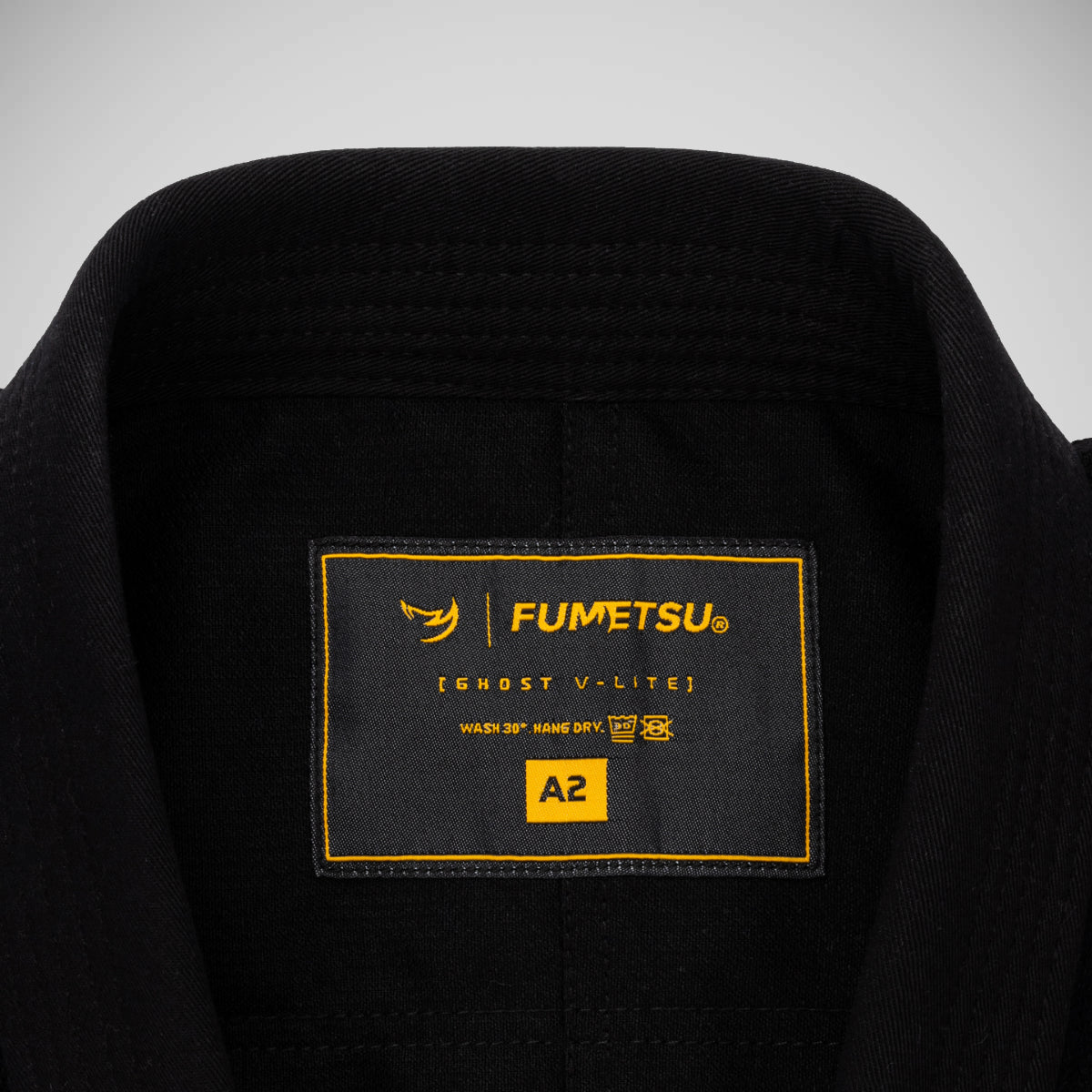 Fumetsu Ghost V-Lite BJJ Gi Black/Yellow    at Bytomic Trade and Wholesale