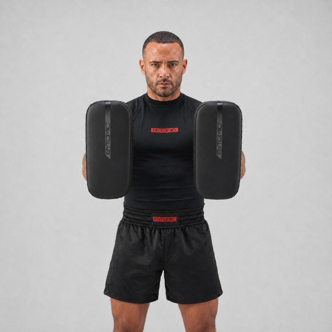 Black/Black Bytomic Red Label Flat Thai Pads