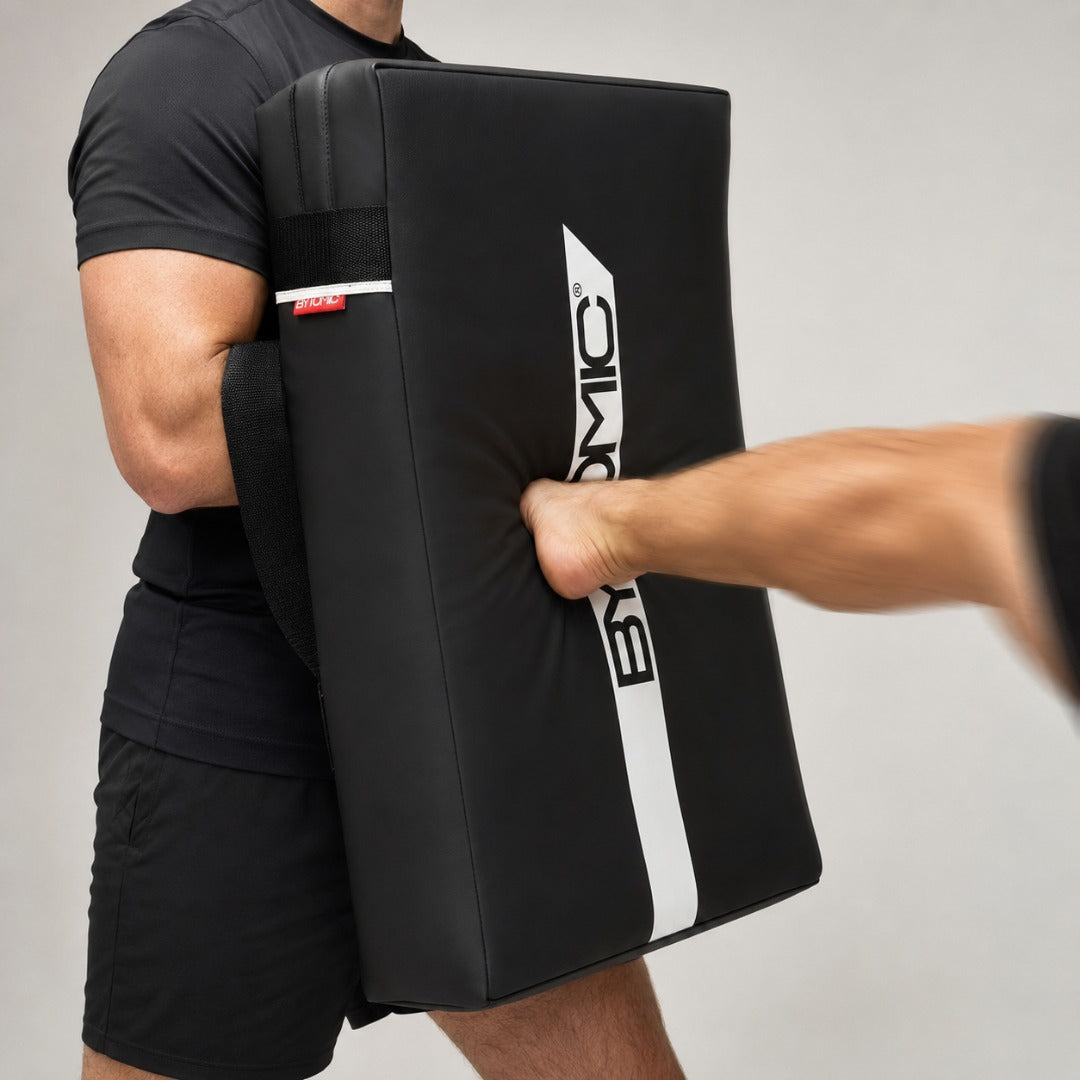 Black Bytomic Red Label Curved Kick Shield at Bytomic Trade & Wholesale 2