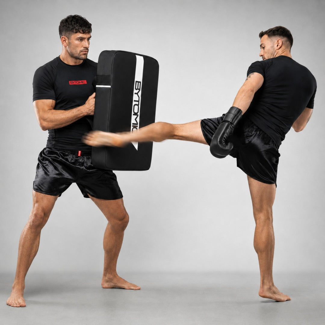 Black Bytomic Red Label Straight Kick Shield