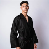 Black Bytomic Red Label V-Neck Martial Arts Uniform
