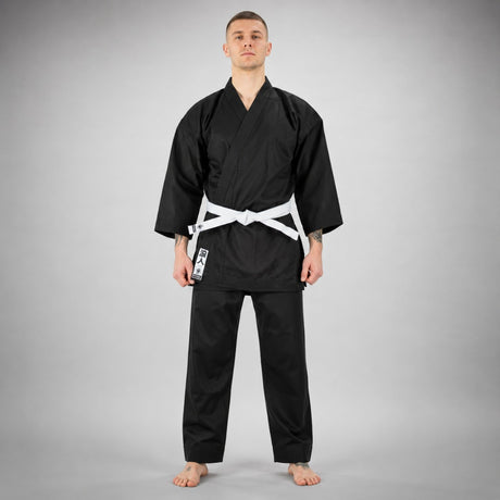 Black Bytomic Ronin Middleweight Karate Uniform Photoshoot 1