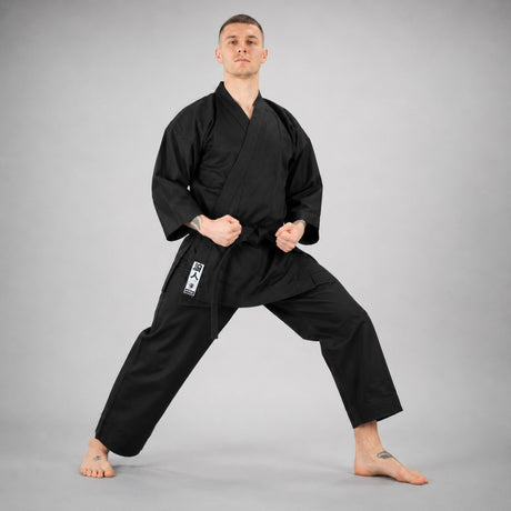 Black Bytomic Ronin Middleweight Karate Uniform Photoshoot 2