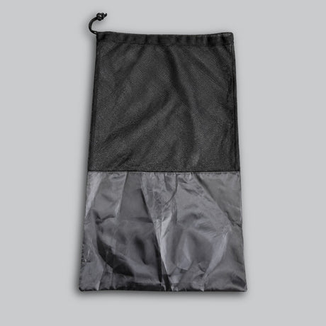 Black/Red Bytomic Drawstring Equipment Bag Flat Lay Back