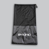 Black/Red Bytomic Drawstring Equipment Bag Flat Lay Front