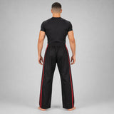 Black/Red Bytomic Adult Double Stripe Contact Pants