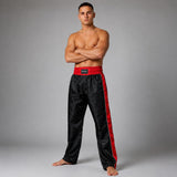 Black/Red Bytomic Performer V2 Adult Kickboxing Pants