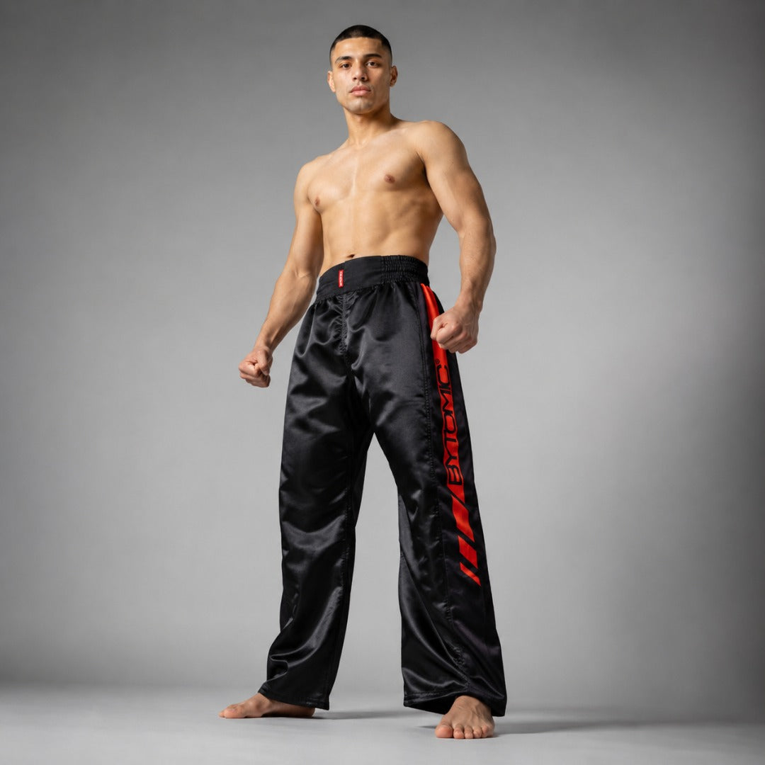 Bytomic Red Label Mesh Kickboxing Pants Black/Red