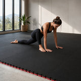 Black/Red Bytomic Reversible 40mm Jigsaw Mat at Bytomic Trade & Wholesale 3