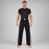 Black/White Bytomic Adult Double Stripe Contact Pants