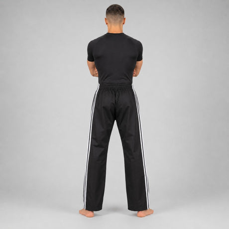 Black/White Bytomic Adult Double Stripe Contact Pants