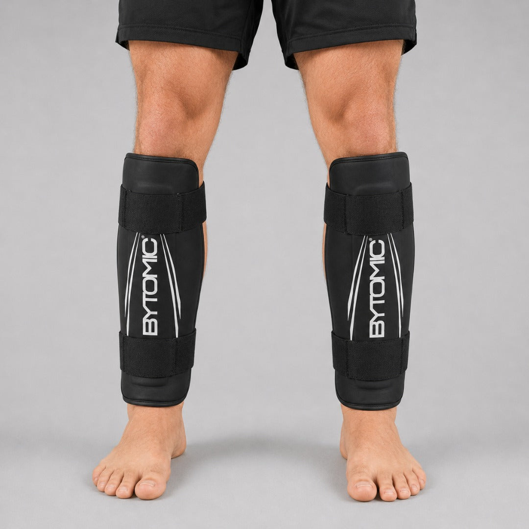 Black/White Bytomic Axis V2 Shin Guards at Bytomic Trade & Wholesale 2