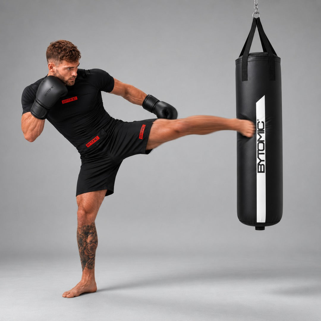 Black/White Bytomic Red Label 4ft Punch Bag