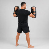 Black/White Bytomic Red Label Curved Thai Pads at Bytomic Trade & Wholesale 3