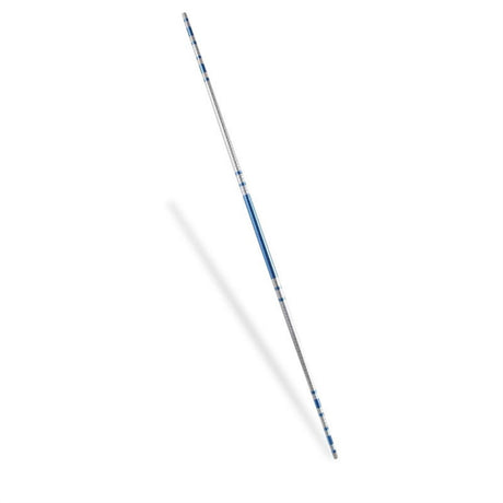 Blue/Silver Bytomic 5ft Striped Chrome Competition Bo Staff